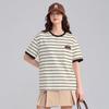 TonLion Women's Striped Short-Sleeve T-Shirt