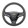 Leather Car Steering Wheel Cover for Chevrolet Chevy Malibu Spark Tracker Cruze Sonic Camaro Equinox Volt Seeker Accessories