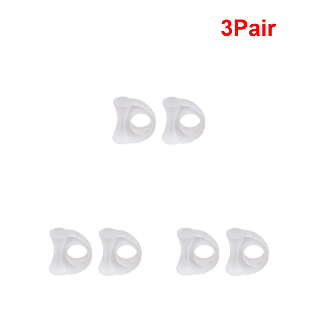 2-20 Stück Zehenkorrekturringe Hammerzehen-Spreizer Hallux-Zehennägel Schutz Trenner Korrektur SEBS Atmungsaktiv Für Fußpflege