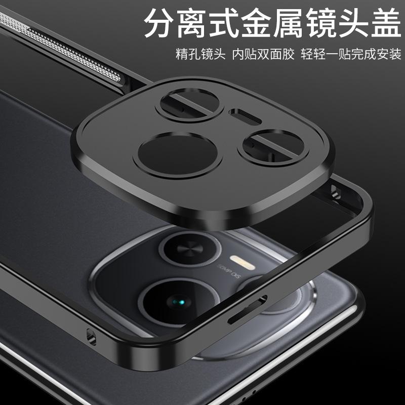 Applicable to Honor POWER hippocampus buckle frame mobile phone case metal lens heat dissipation supercar anti-drop protective cover