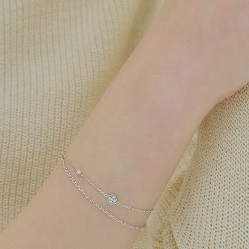 

J.ESTINA CLOVIA Bracelet (JJCLBQ3BF168SW7S0) single type