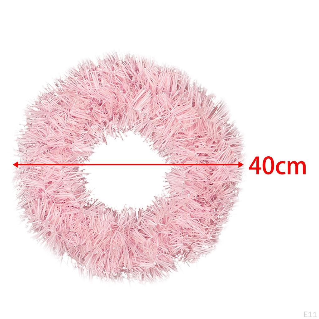 Ghirlandă de flori artificiale Buchet agățat Copac de Crăciun Coroană florală pentru șemineu pentru interior în aer liber