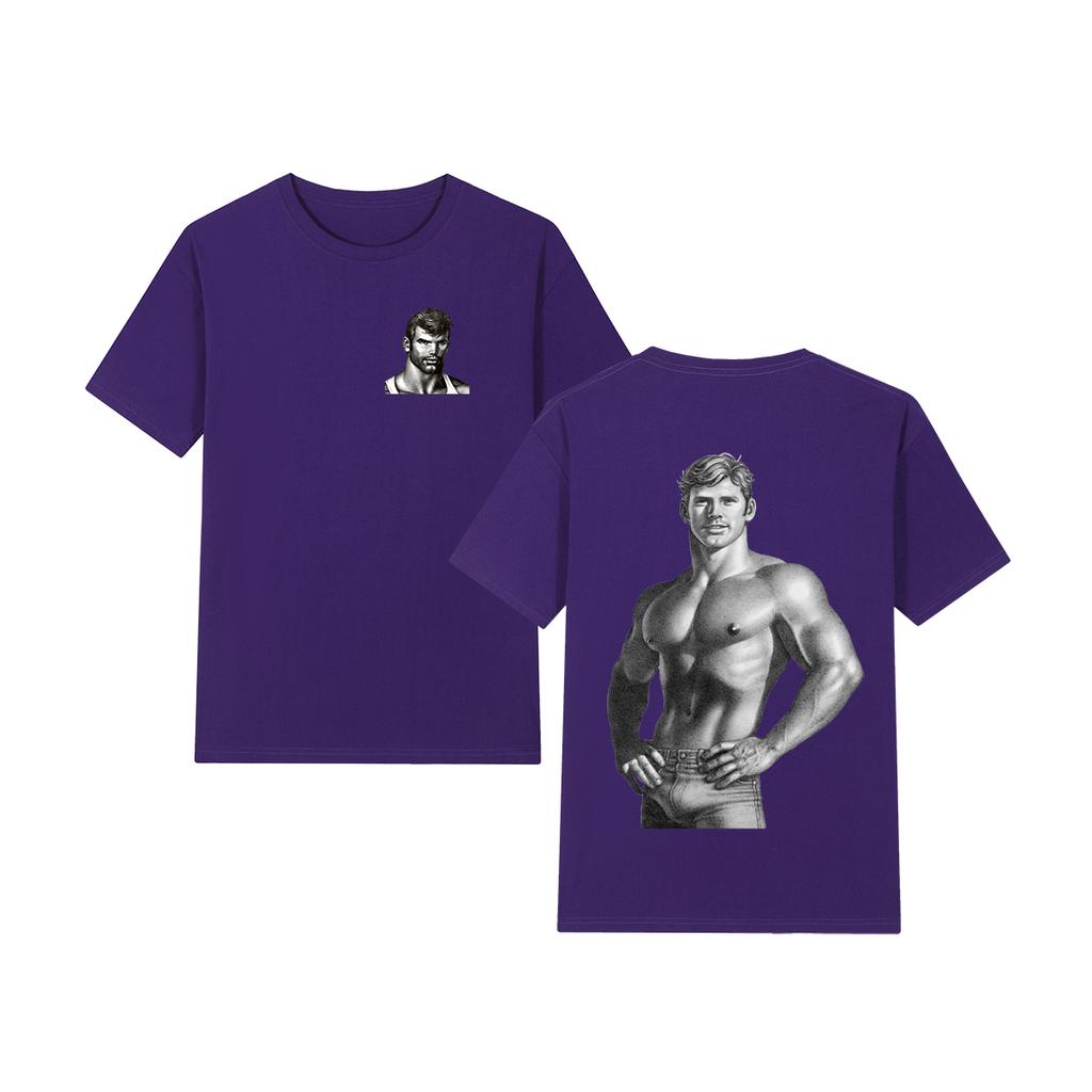 Tom of Finland New Vintage T-shirt Art LGBT GAY Rainbow COWBOY Cops Boyfriend Cotton Men T shirt New Tee Tshirt Womens Tops