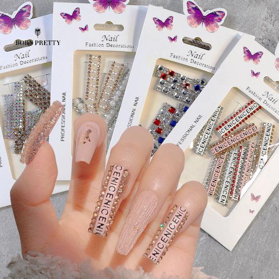 

Украшение ногтей горный хрусталь ногти украшения блеск несколько форм глянец