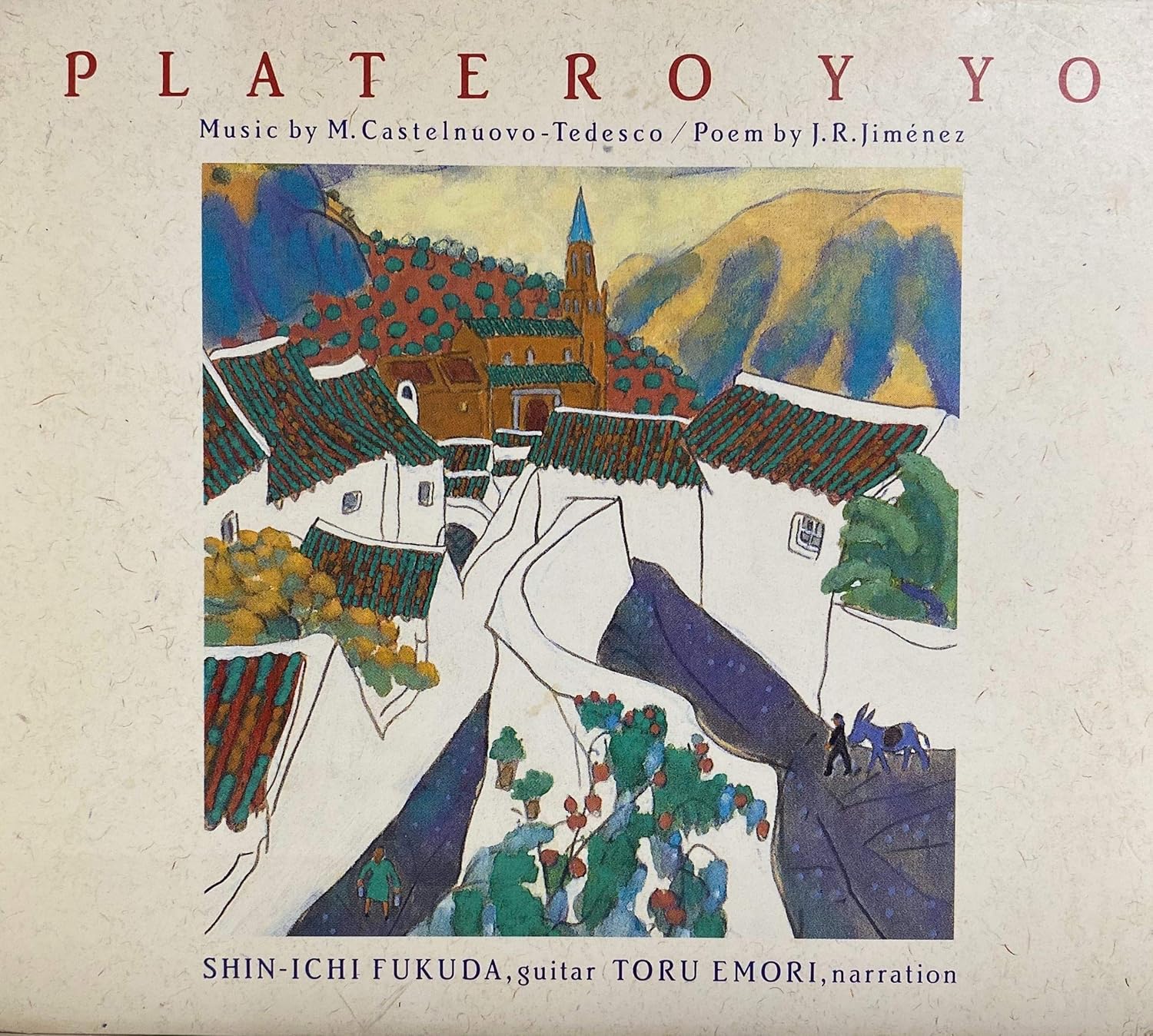 

CD TORU EMORI - Tedesco: Platero and I VDC1336PROMO Japan Classical Used