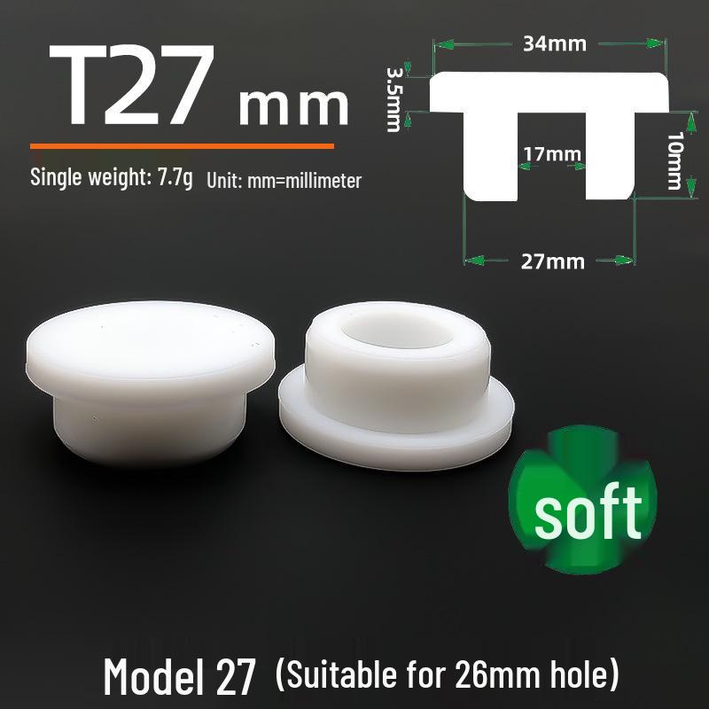 Silicone Rubber Drain Stopper for Washbasin, Mop Pool, and Children's Bathtub - Odor-Proof, Waterproof Stainless Steel Floor Plug.