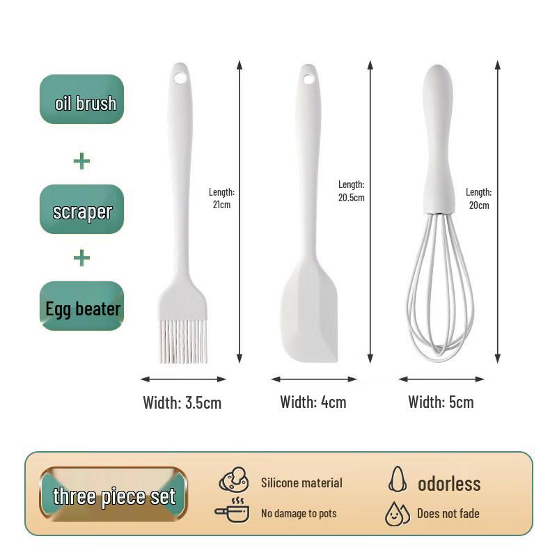 ZISIZ Silicone Mini Baking Tool Set