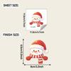 Christmas Santa Cat Switch Plate Wall Sticker Self Adhesive Removable Living Room Bedroom