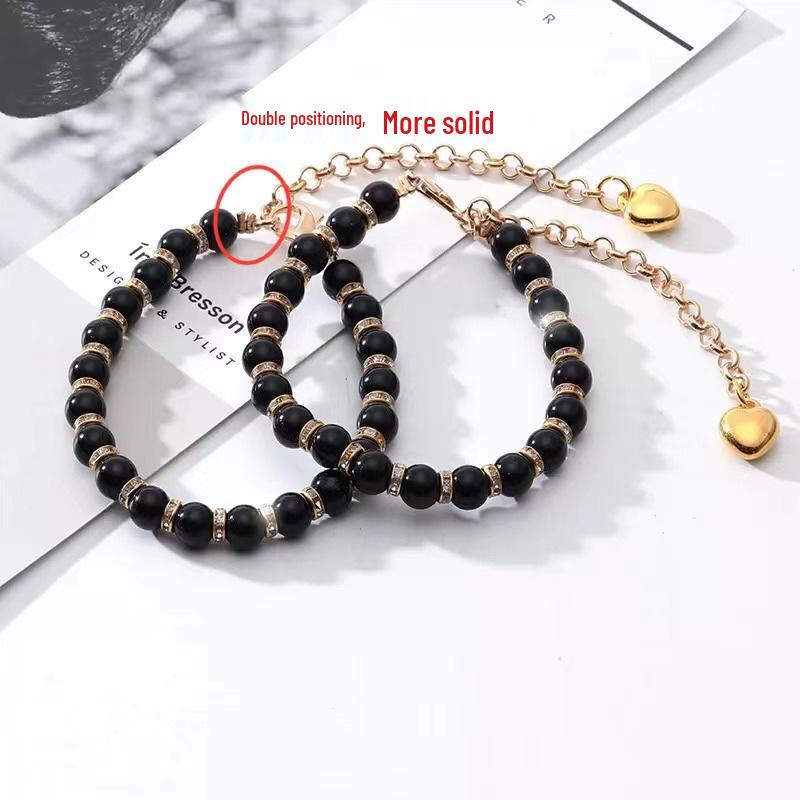 Perlenketten-Schnür-High-Heel-Sandalen