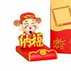 Festival Decorative Statue Chinese New Year Figurines Mobile Phone Stand  Spring Festival