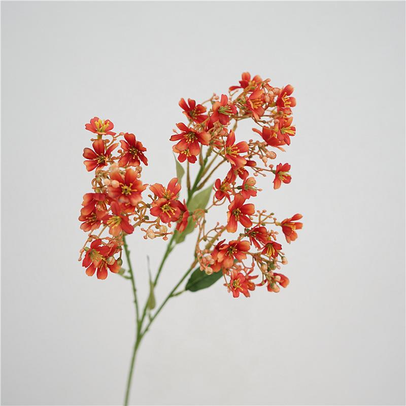 Small Fresh Simulated Flower Single Branch Ruixiang Flower Home Table Flower Decoration Bride Holding Bouquet with Flower