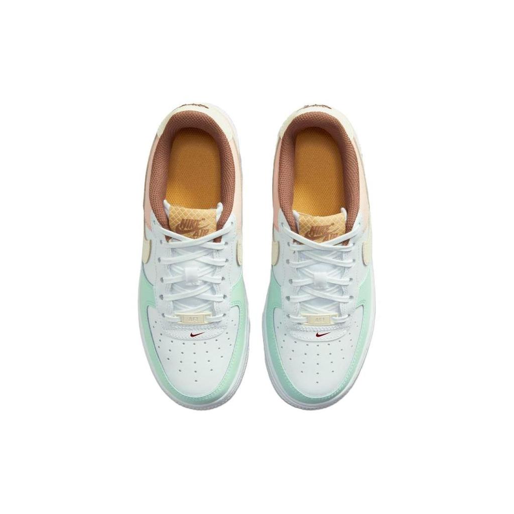 Nike Air Force 1 LV8 GS Ice Cream Kids Sneakers White Coconut-Milk Mint-Foam DX3727-100
