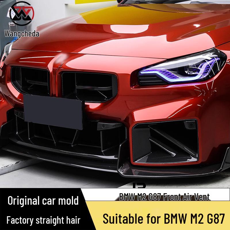 BMW M2 G87 Carbon Fiber Front Bumper Vent Trim
