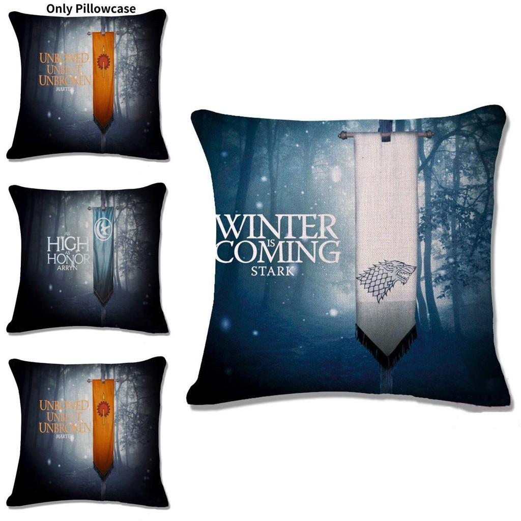 Game Of Thrones Inspired Decorative Throw Pillow Cover Featuring Unique Family Crests For Stylish Living Room Decor