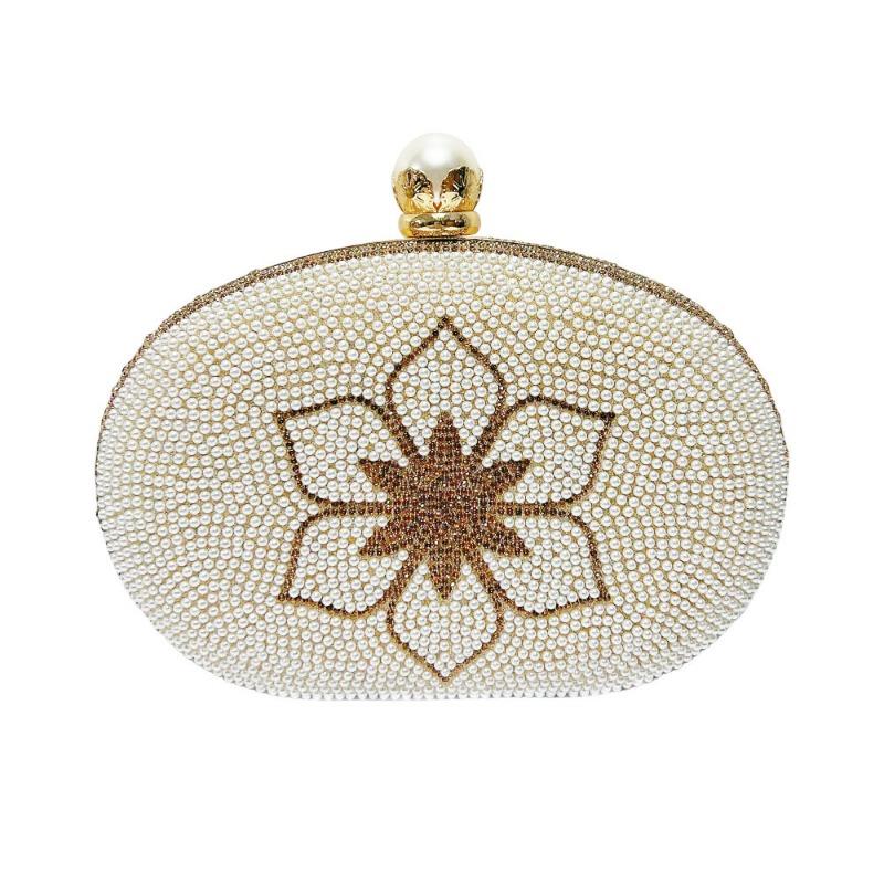 High-end Wedding Dress, Chinese-style Cheongsam Bag, Dinner Bag, Pearl Handbag, Clutch Bag