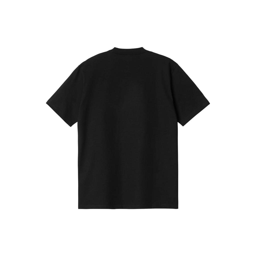 Carhartt WIP Original Thought T-Shirt Cartoon Anime Letter Print Crew Neck Short Sleeve T-Shirt Men Tops Black I032882-89-XX