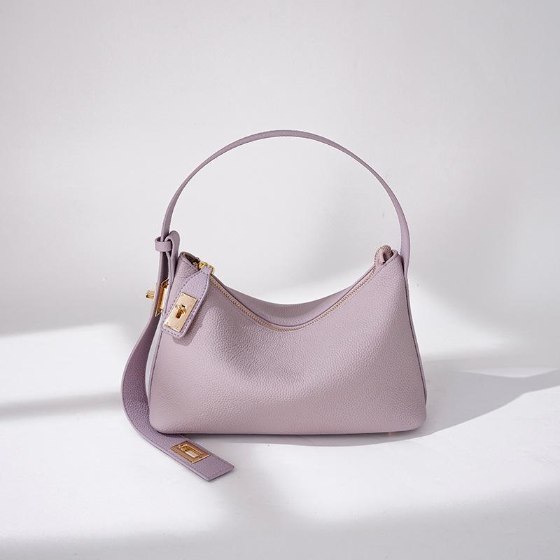 New Genuine Leather Shoulder Bag for Women Commuting, Niche High-end Sense, Office Worker Women Handbag, Crossbody Dumpling Bag