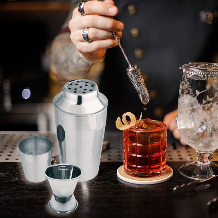 Set Shaker À Cocktails En Inox 400 Ml Et Doseur À Alcool 2 Et 4 Cl - FACKELMANN - Bar Concept