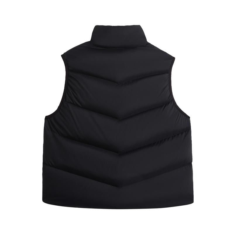 Li Ning Comfortable Casual Simple Letter Print Stand Collar Vest Women vests AMRV126-1