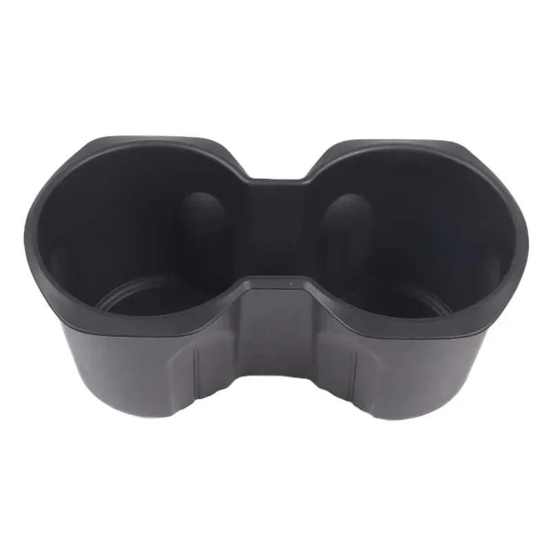 For BMW X1 U11 -2026 TPE Black Car Center Console Water Cup Holder Storage Box Trim Interior Car Accessories