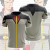 Anime Mobile Suit Gundam 3D Print Cosplay Boys Uniform Casual Loose Crew Neck Short Sleeve T-Shirt Summer Men's Streetwear Tops