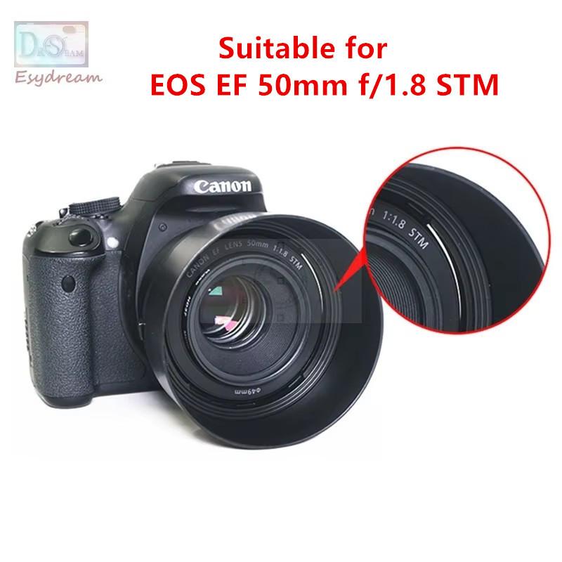 

ES68 ES-68 Camera Lens Hood for New Canon EOS EF 50mm f/1.8 STM 49mm