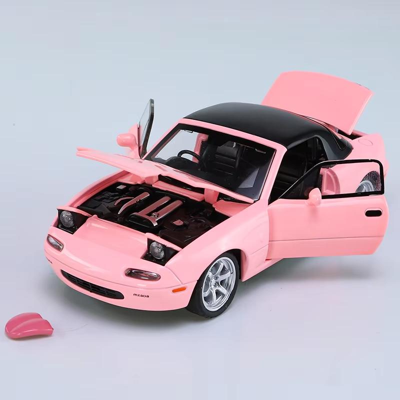 2025 New 1:32 Mazda MX5 MX-5 Supercar Metal Alloy Diecast Toys Car Model Collectibles Birthday Gift Sound & Light Children's Toys Hobbies