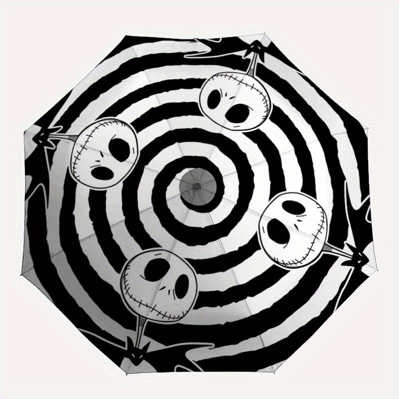 

1pc Nightmare Before Christmas 8-Rib Automatic Folding Umbrella, Portable & Foldable, Casual Outdoor Use, Outdoor Umbrella y250726038