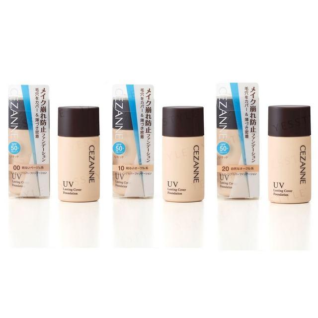 CEZANNE - UV Lasting Cover Foundation SPF 50+ PA+++ 00 Light Beige - 27g