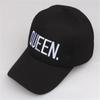 Fashion Couple King Queen Embroidered Baseball Cap Pure Cotton Spring Summer Hat