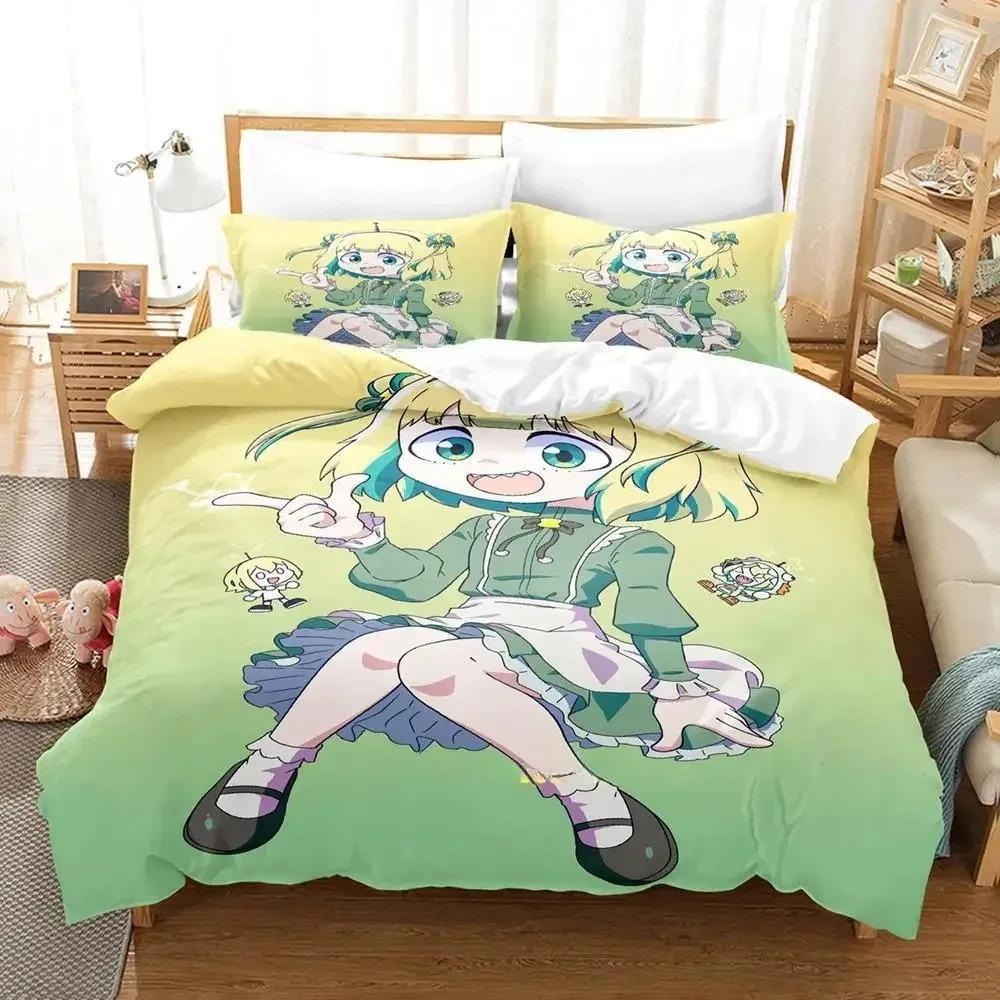 Nowy Zestaw Pościeli Pikamee Pojedynczy Bliźniak Pełny Queen King Size Zestaw na Łóżko Dorosły Dziecko Sypialnia Zestawy Poszewek na Kołdrę Druk 3D Anime Zestaw Prześcieradeł