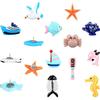 36Pcs Multi-Function Push Tacks Decorative Thumbtacks Pushpins for Cork Board Map Markers Photo Wall Office Home Use