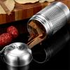 316 Stainless Steel Tea Infuser Tea Strainer Fine Mesh Hole Kitchen Soup Seasoning Ball with Chain Hot Pot Spice Filter