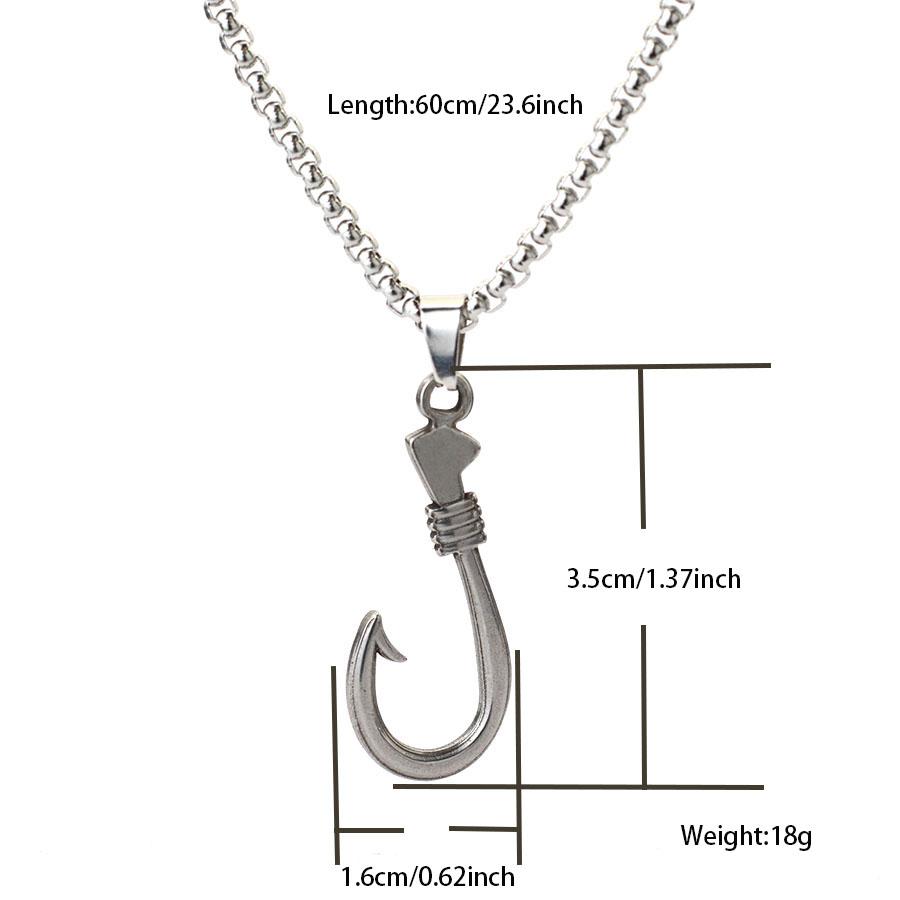 Retro Stainless Steel Anchor Skull Necklace For Men 60cm Cuban Chain Hiphop Rock Viking Collar Cool Biker Neck Accessories Punk