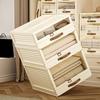 Stackable Storage Box Foldable Kitchen Organizers Household Drawer Organizer  Desktop Sundries