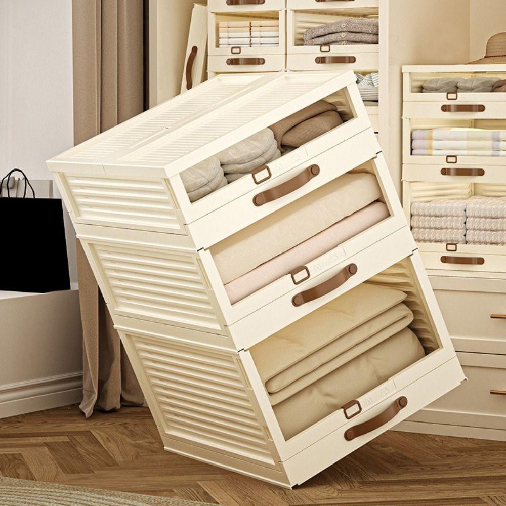 Stackable Storage Box Foldable Kitchen Organizers Household Drawer Organizer Desktop Sundries