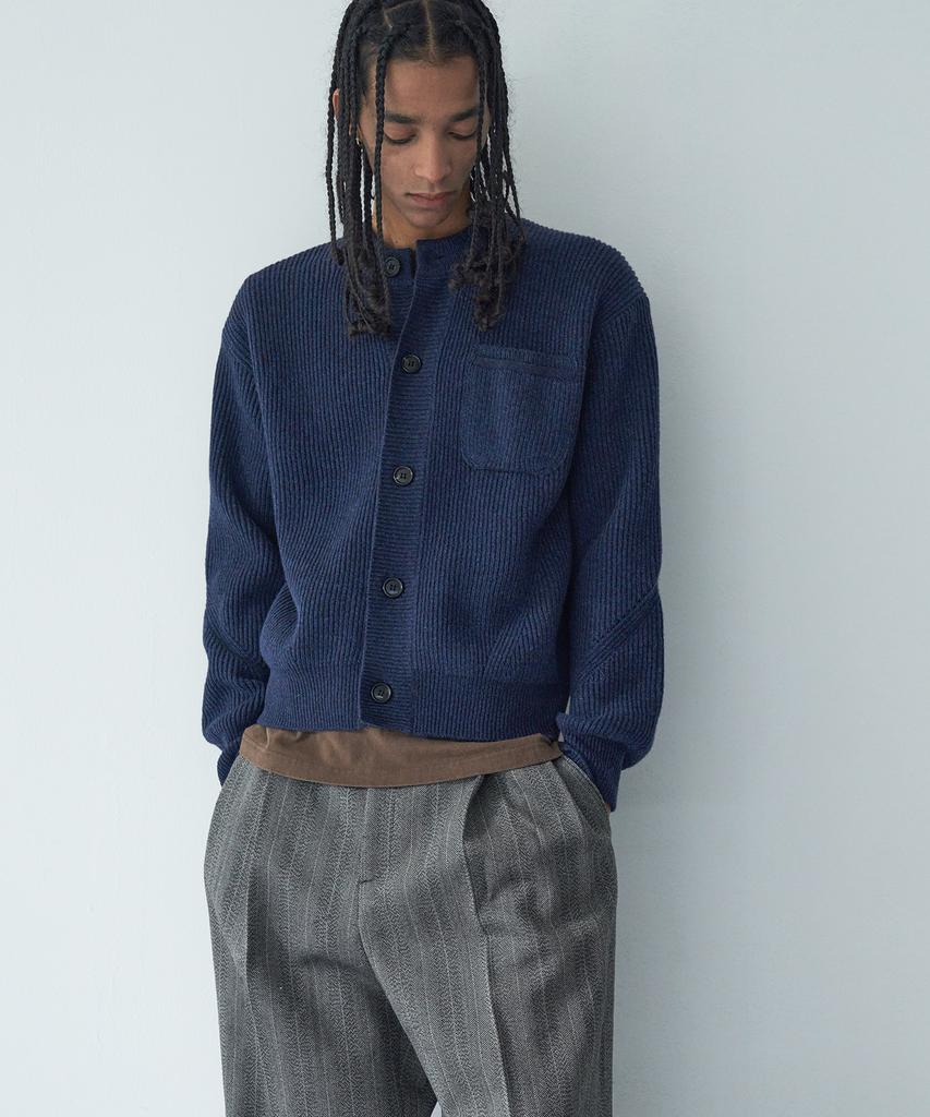 Pelote One-Pocket Cardigan (Dark Navy)