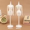 1:6 Doll Mannequin Coat Hanger Dollhouse Doll Skirt Support Wedding Mannequin Stand Humanoid Model Toy Doll Gown Display Form
