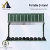 Portable 95 Series Military Green 10-Position Gun Rack