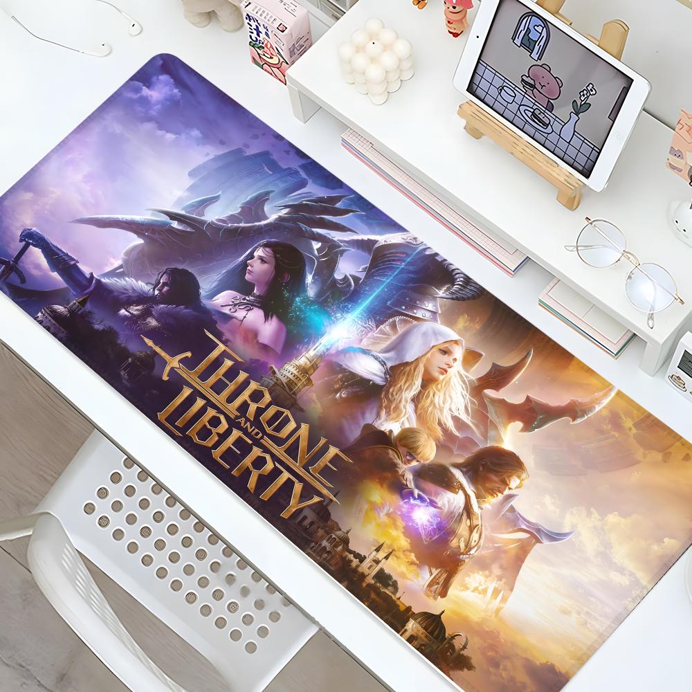 

Коврик для мыши Throne And Liberty Игровой с блокирующим краем Большой для компьютерного геймера Большой резиновый Арт-коврик для мыши Подарки для ноутбука Настольный коврик 600x300x2mm