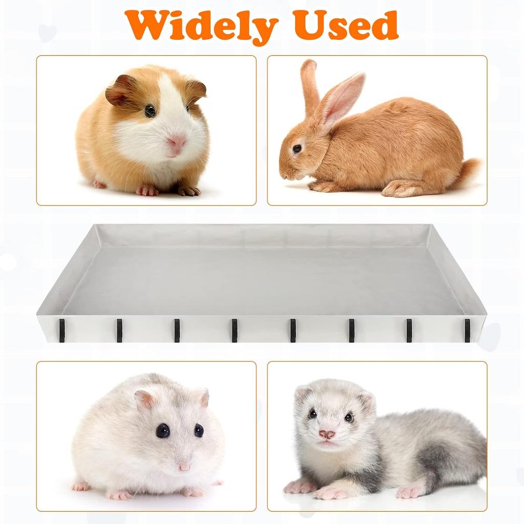 Waterproof Guinea Pig Cage Liner Bottom for C & C Grids Habitat, 56“*27” Washable Guinea Pig Cage Tarp Base for Rabbits Hamsters Hedgehogs