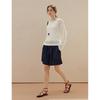 INMAN Women's Hollow Crochet Loose Knit Top
