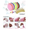 11-Piece Pompom Birthday Hat Set for Kids - Trendy Party Decoration & Dress Up