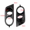 2X Front Bumper Fog Light Cover For BMW E46 M3 2001 2002 2003 2004 2005 2006 Car Dual Hole Surround Air Duct Grille Racing style