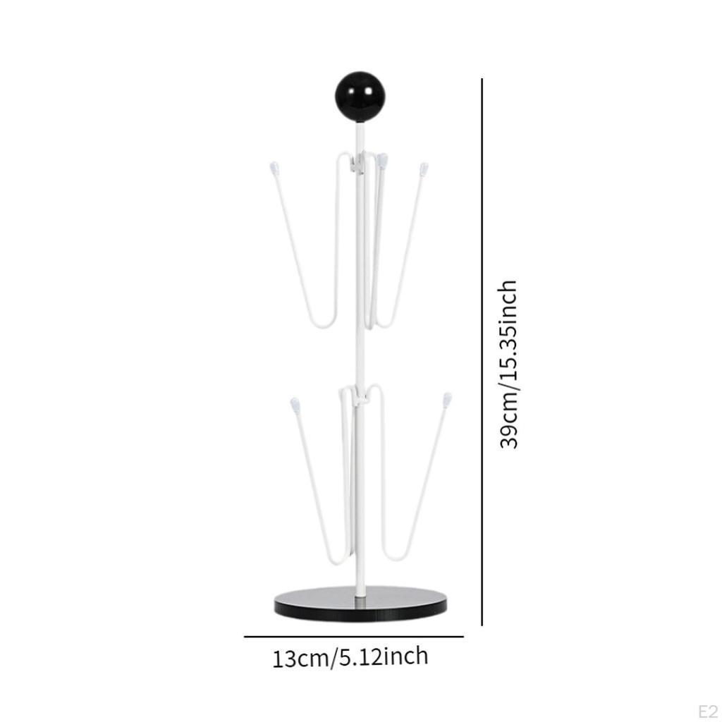 Coffee Cup Stand Holder Bottle Drainer Display Multipurpose Mug Rack