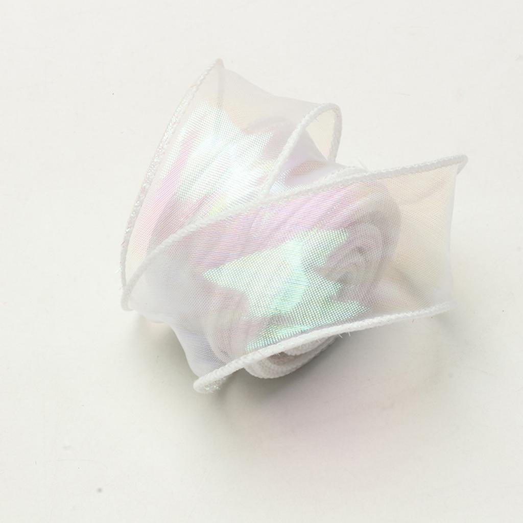 10Yard Organza Chiffon Ribbon 40mm Sheer Chiffon Ribbons for Bouquets Wrapping Making Bows Wreath Wedding Decoartion