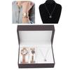 Business   Women Watch Bracelet Necklace Set Anniversary Birthday Gift Jewelry Set