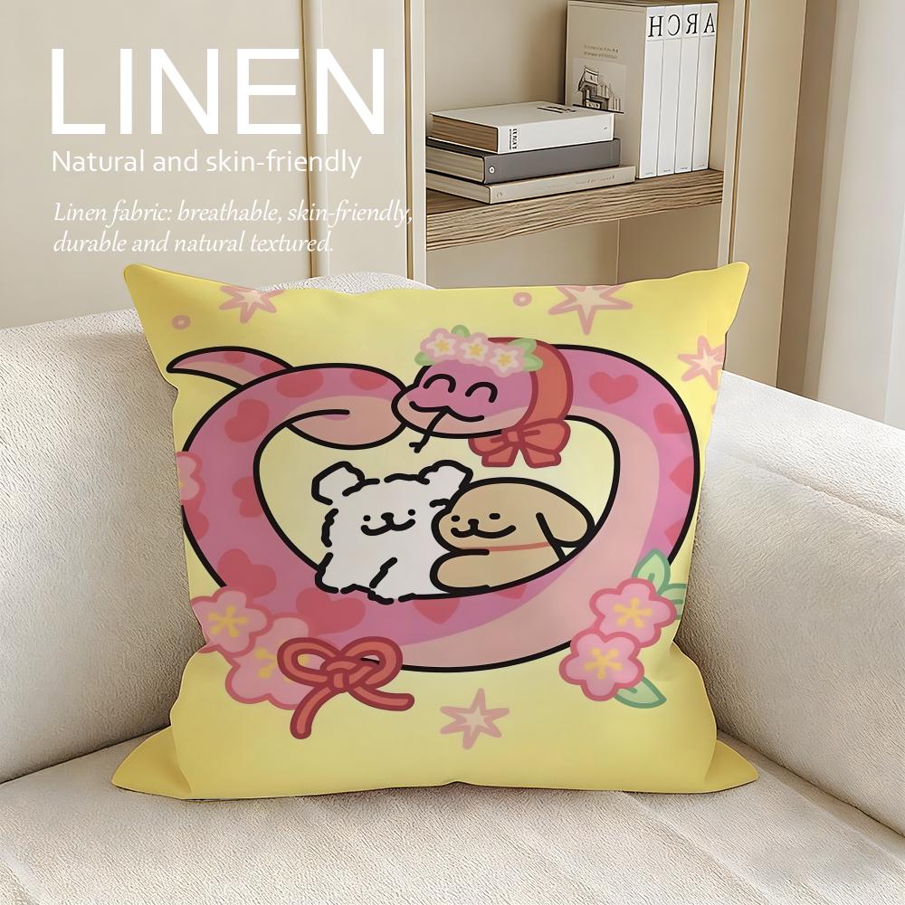 

Animal Maltese Cushion Cover Pillowcase Set Pcs x x Breathable Washable Sofa Cushion Cover 30X30cm