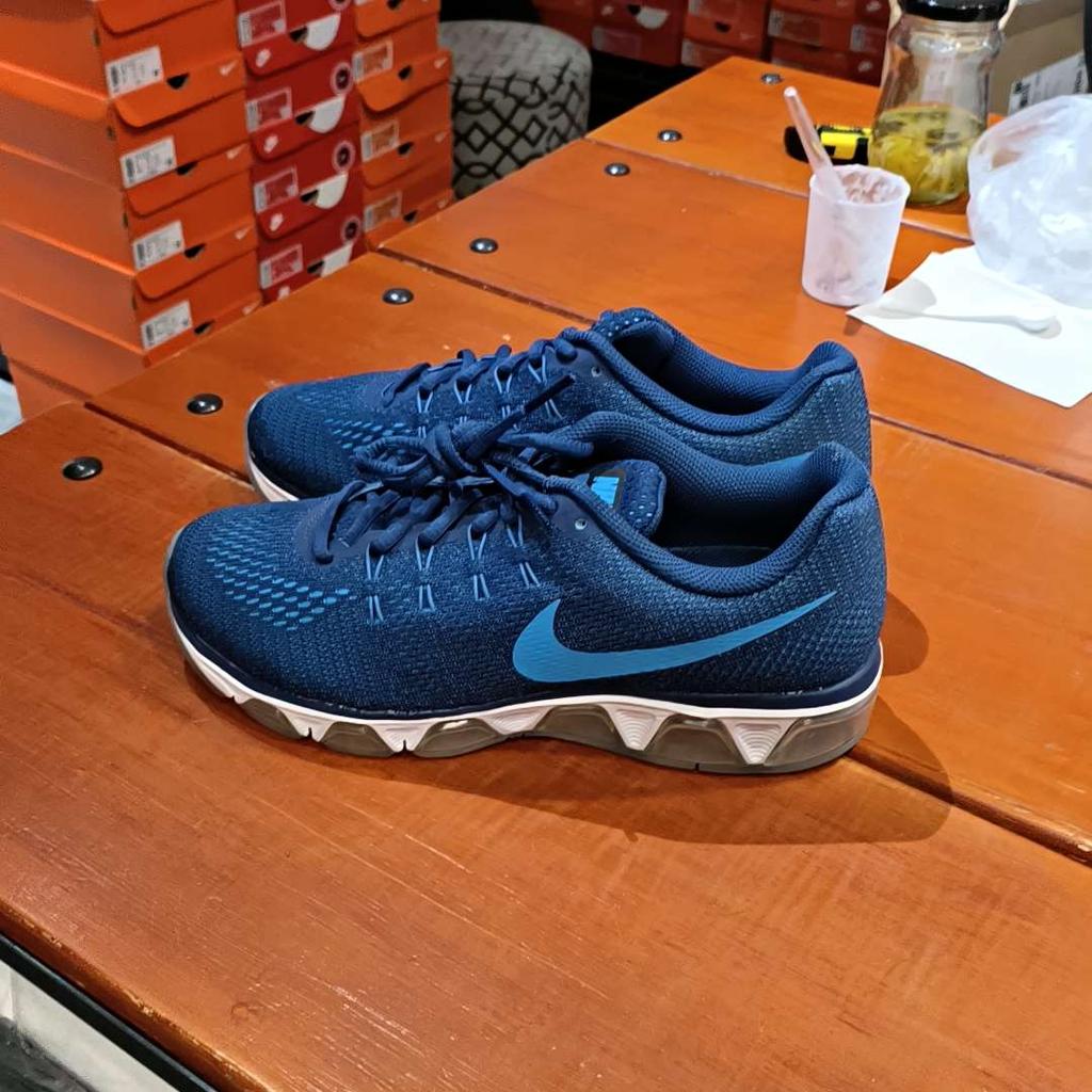 Nike Air Max Tailwind 8 Comfortable Lightweight Durable Breathable Low-Top Casual Shoes Men Sneaker Blue 805941-410
