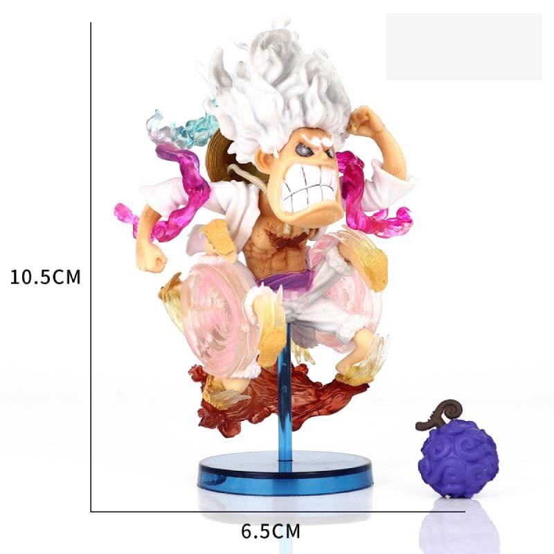 Vibrant Luffy Anime Statue In Sitting Pose Perfect For Serious Collectors And Fans